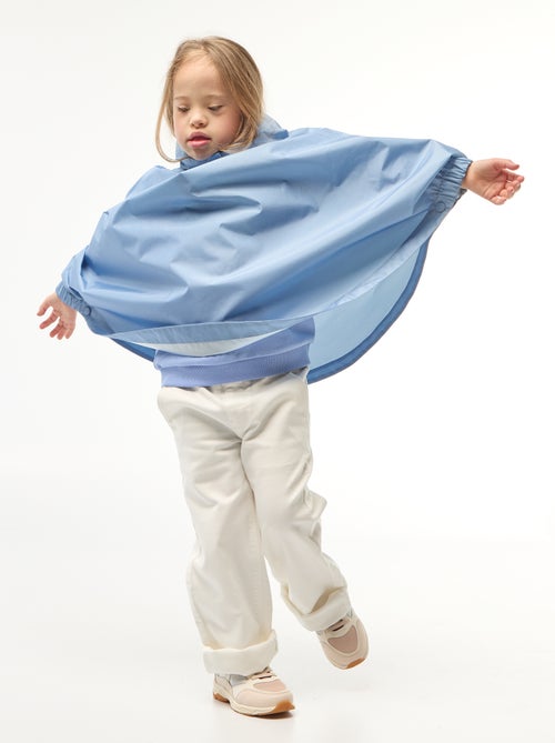 Poncho unissexo com capuz - coleção fácil de vestir - Kiabi