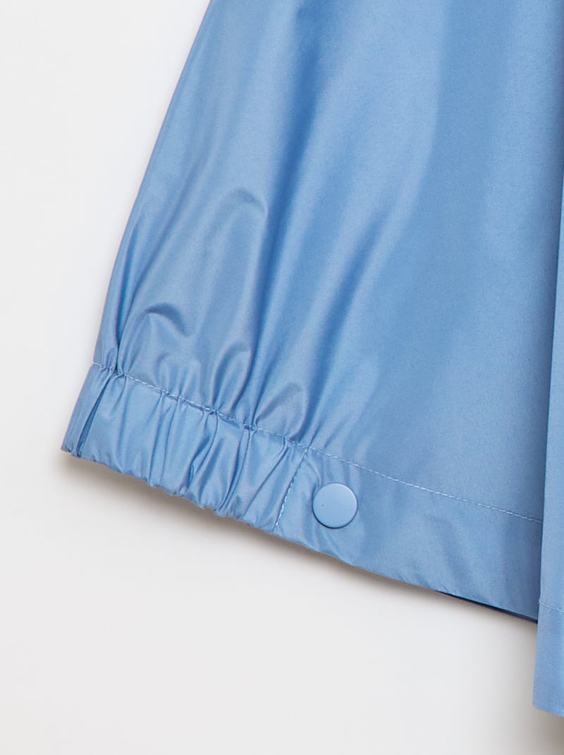 Poncho unissexo com capuz - coleção fácil de vestir Azul - Kiabi