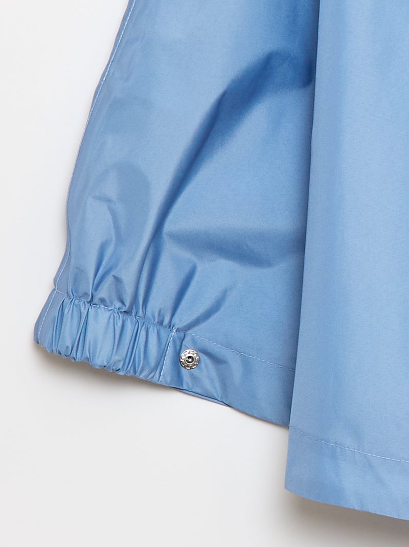 Poncho unissexo com capuz - coleção fácil de vestir Azul - Kiabi