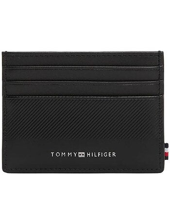 Porta-Cartões Preto Masculino Tommy Hilfiger Foundation