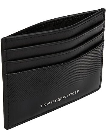 Porta-Cartões Preto Masculino Tommy Hilfiger Foundation