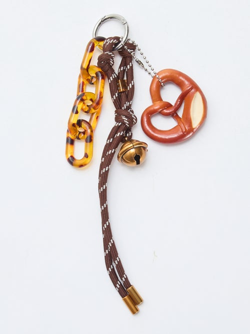 Porta-chaves com charms - Kiabi