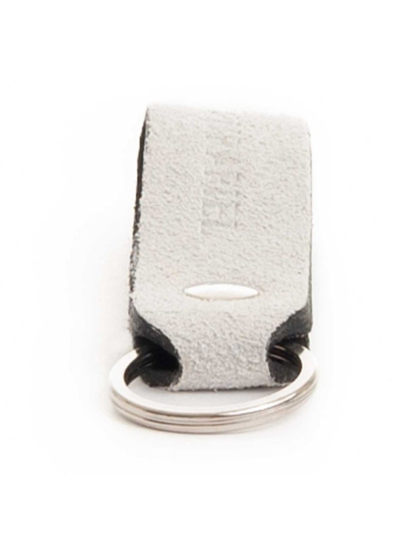Porta-chaves Couro Natural Purapiel Branco - Kiabi