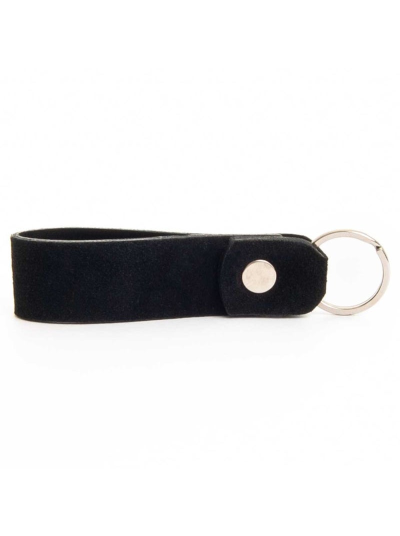 Porta-chaves Couro Natural Purapiel Preto - Kiabi