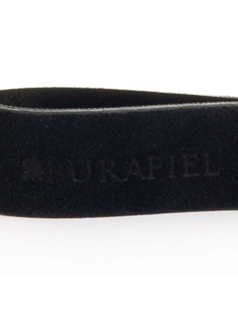 Porta-chaves Couro Natural Purapiel Preto - Kiabi