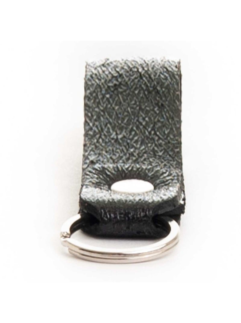 Porta-chaves Couro Natural Purapiel Preto - Kiabi