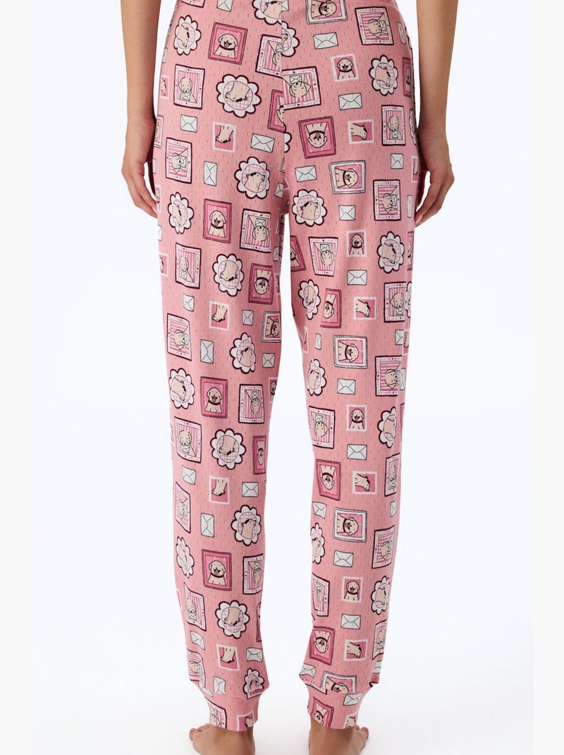 Postcard pointel calça de pijama penti Rosa - Kiabi