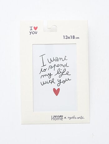 Poster "Agathe Sorlet x Kiabi" - Dia dos Namorados