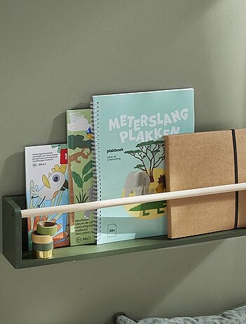 Prateleira biblioteca em madeira