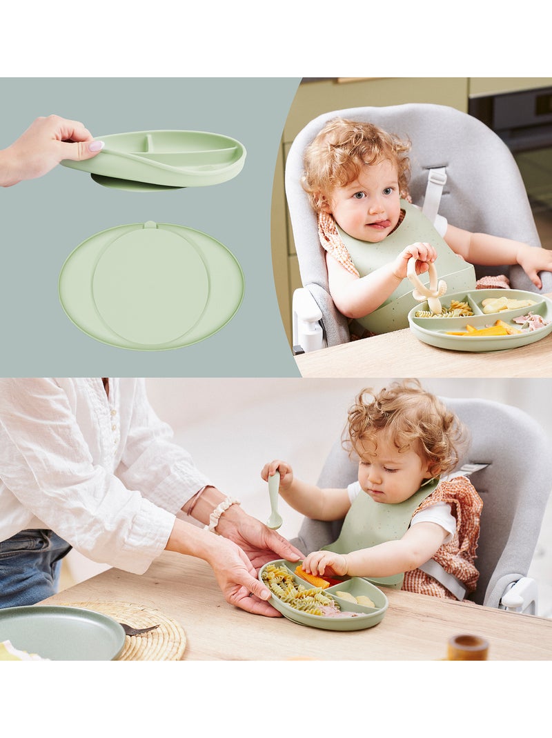 Prato com Compartimentos 'Babymoov' Verde - Kiabi