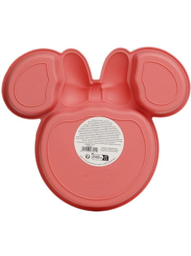 Prato compartimentado minnie mouse silhueta thermobaby sem bpa Rosa - Kiabi