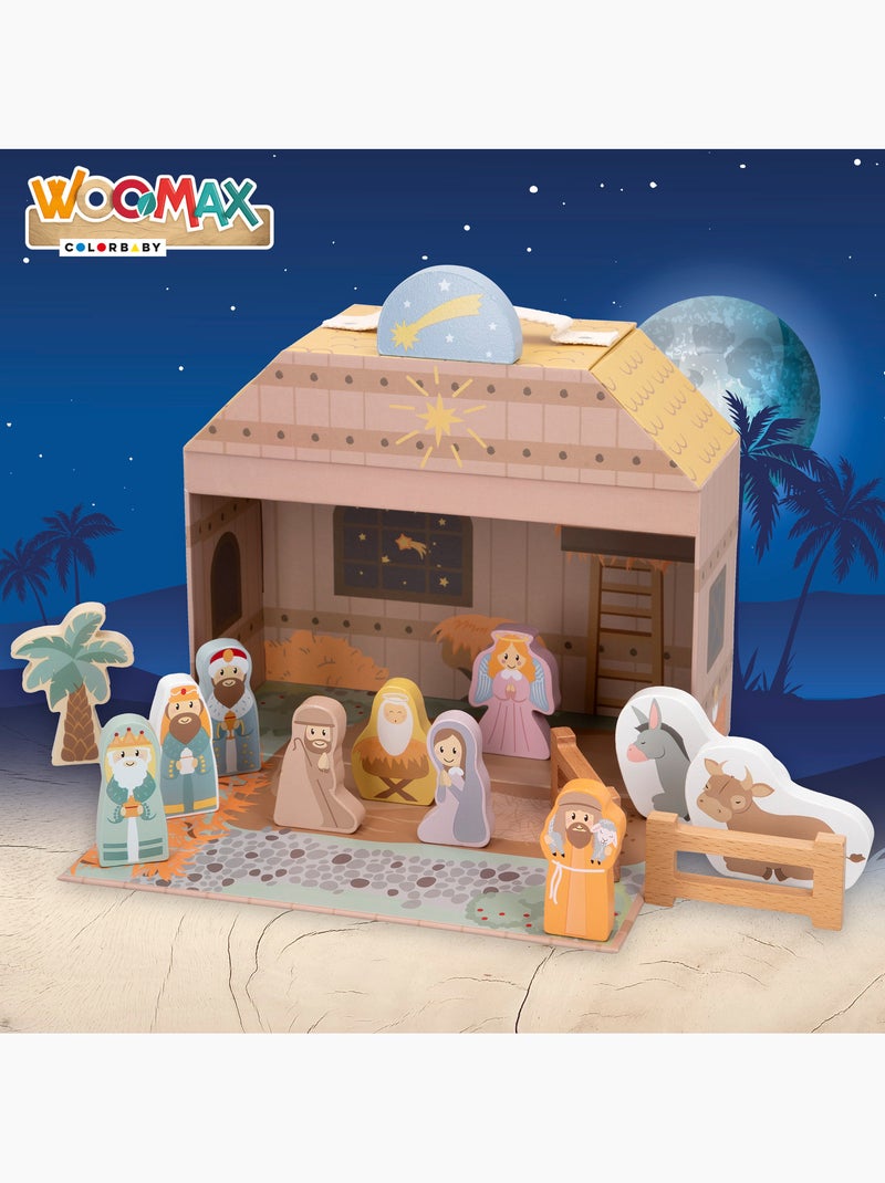 Presépio de madeira, 14 peças WOOMAX N/D - Kiabi