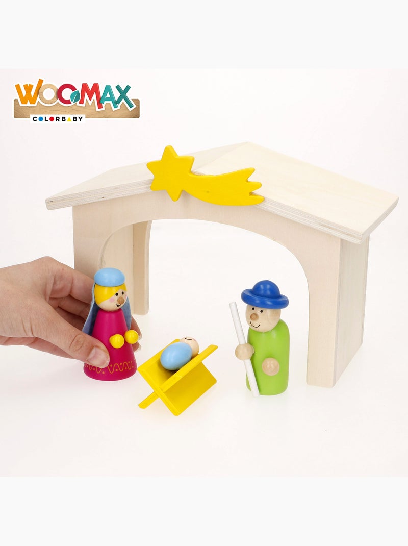 Presépio em madeira 11 peças WOOMAX N/D - Kiabi