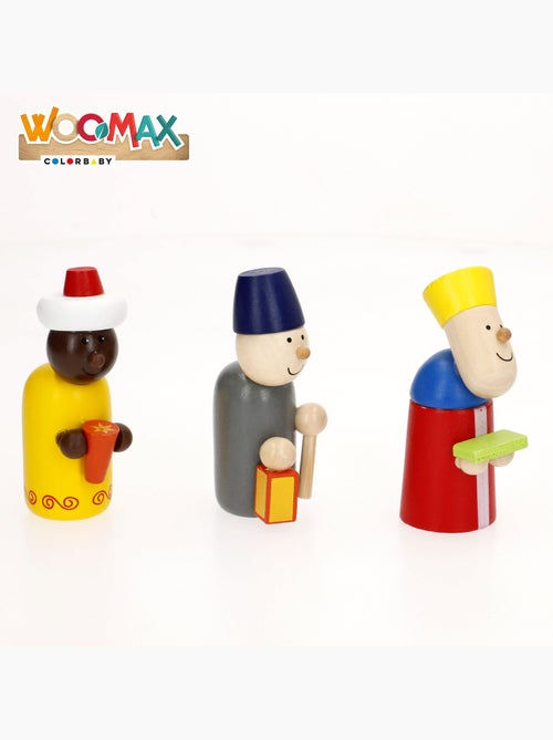 Presépio em madeira 11 peças WOOMAX - Kiabi