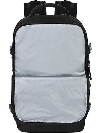 PRO-DG Black Mochila Mercury 2.0 Viagem Cabine Avião 40x20x25cm, Preta