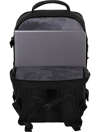 PRO-DG Black Mochila Mercury 2.0 Viagem Cabine Avião 40x20x25cm, Preta