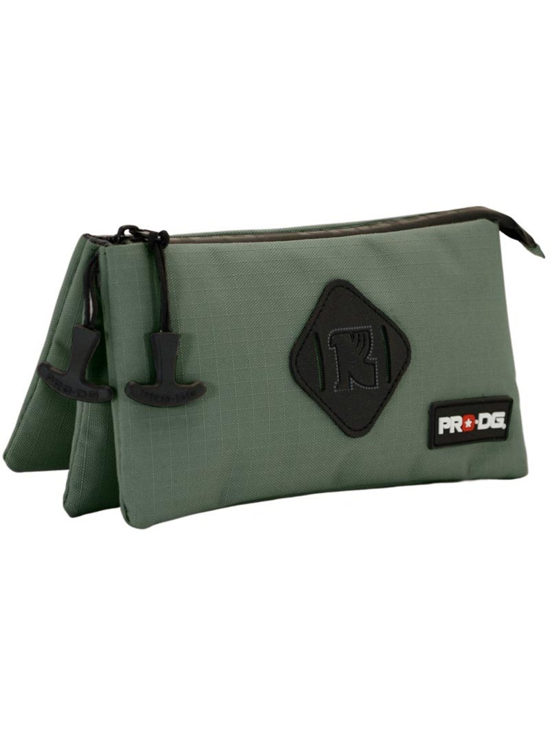 PRO-DG Khaki Estojo Triplo Smart, Verde Militar Verde cáqui - Kiabi
