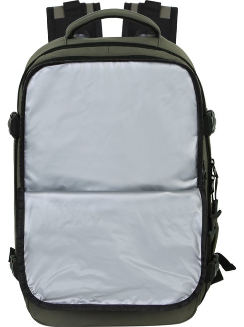 PRO-DG Khaki Mochila Mercury 2.0 Viagem Cabine Avião 40x20x25cm, Verde Militar - Kiabi PRO-DG Khaki Mochila Mercury 2.0 Viagem Cabine Avião 40x20x25cm, Verde Militar - Kiabi