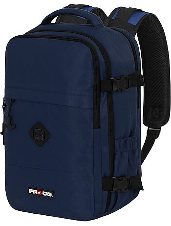 PRO-DG Navy Mochila Mercury 2.0 Viagem Cabine Avião 40x20x25cm, Azul Escuro