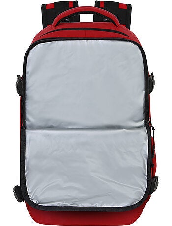 PRO-DG Red Mochila Mercury 2.0 Viagem Cabine Avião 40x20x25cm, Vermelha