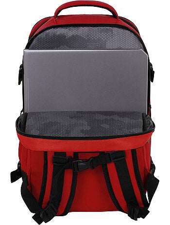 PRO-DG Red Mochila Mercury 2.0 Viagem Cabine Avião 40x20x25cm, Vermelha