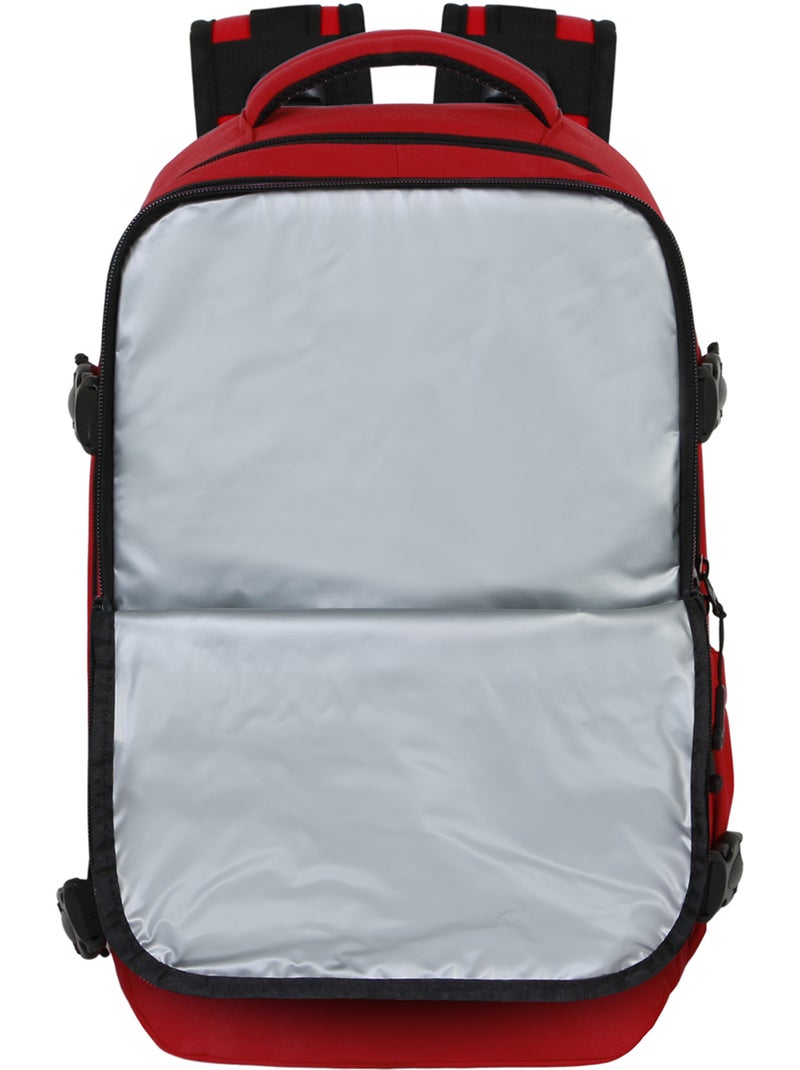 PRO-DG Red Mochila Mercury 2.0 Viagem Cabine Avião 40x20x25cm, Vermelha Vermelho - Kiabi