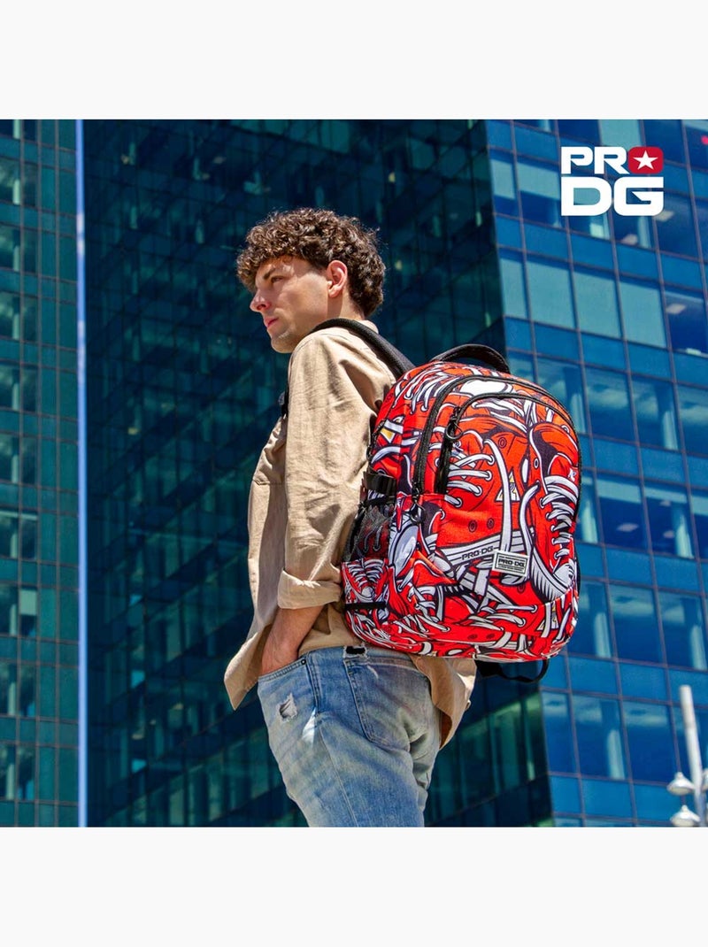 PRO-DG Sneak Mochila Running PLUS, Vermelha Vermelho - Kiabi