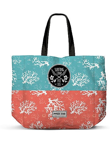 PRO-DG Surfcamp Tote Bag de Compras Shopping FAN Horizontal, Azul