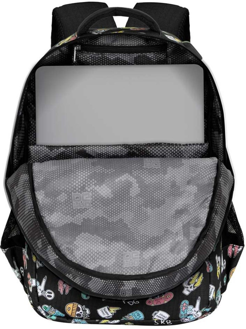 PRO-DG Underground Mochila Running PLUS, Preta Preto - Kiabi
