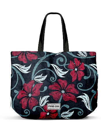 PRO-DG Yarn Tote Bag de Compras Shopping FAN Horizontal, Multicolorido