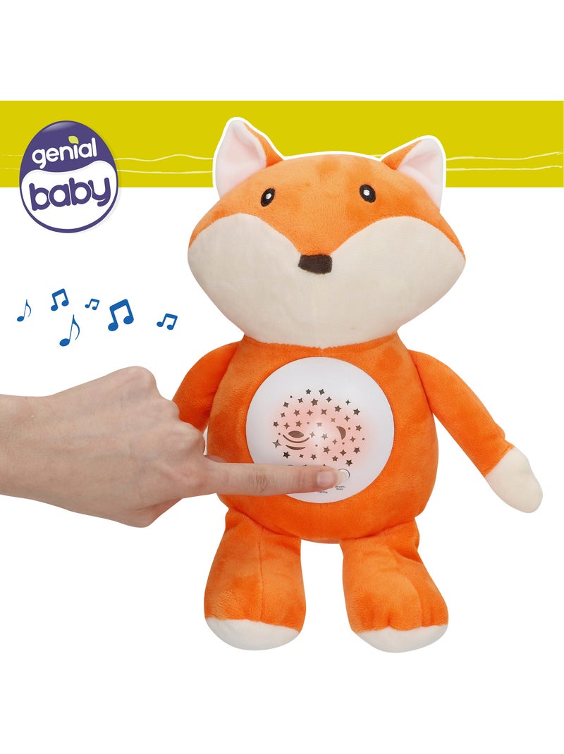 Projetor de estrelas de peluche com luz e som raposa genial baby N/D - Kiabi