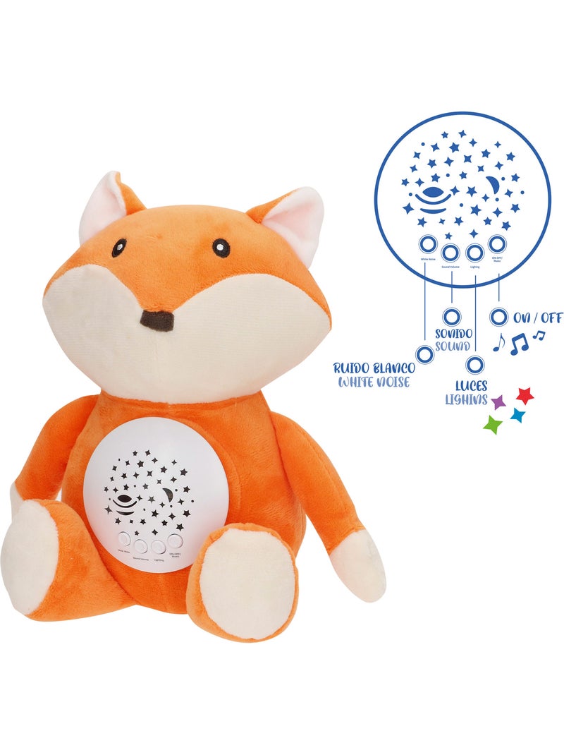 Projetor de estrelas de peluche com luz e som raposa genial baby N/D - Kiabi