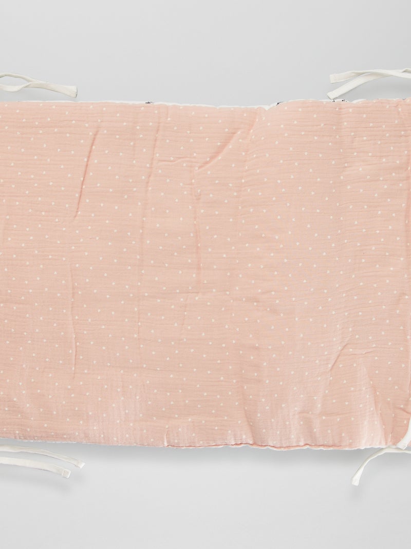 Protetor de cama - cama de bebé ROSA - Kiabi