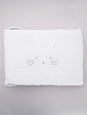 Protetor de cama em veludo 'Coelho' - Kiabi