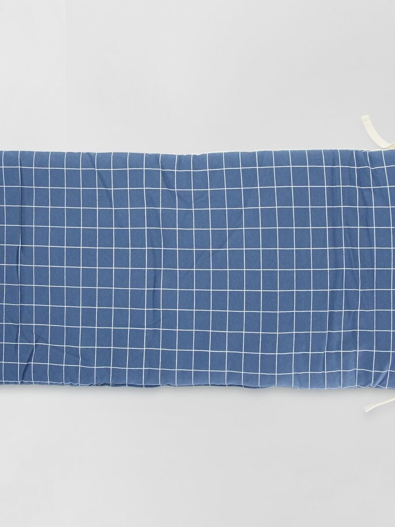 Protetor de cama estampado AZUL - Kiabi