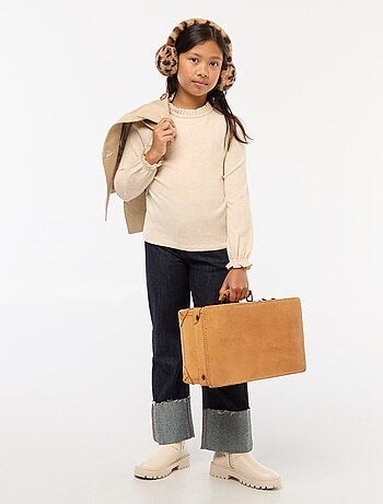 Protetores de orelha com padrão de leopardo