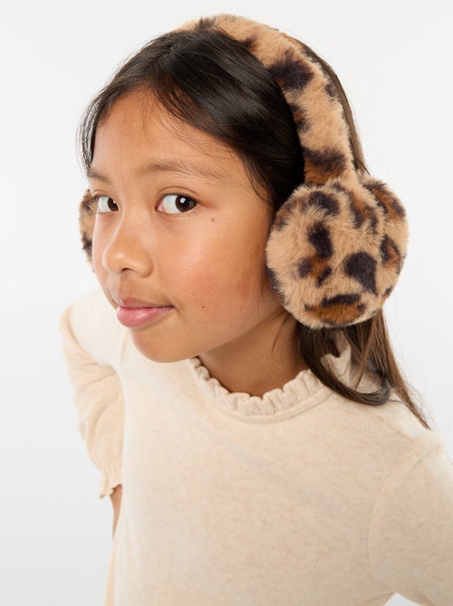 Protetores de orelha com padrão de leopardo - Kiabi