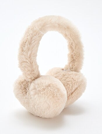 Protetores de orelha imitação pele sintética