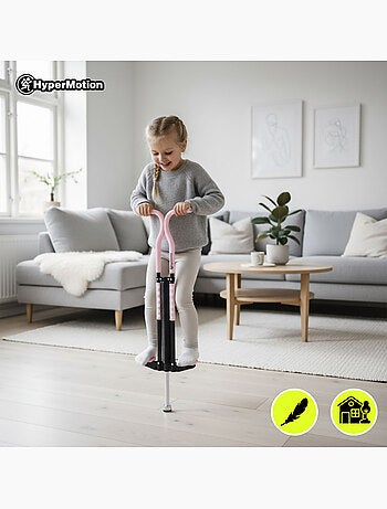 Pula-pula pogo hypermotion para crianças 9-14 anos - cor-de-rosa