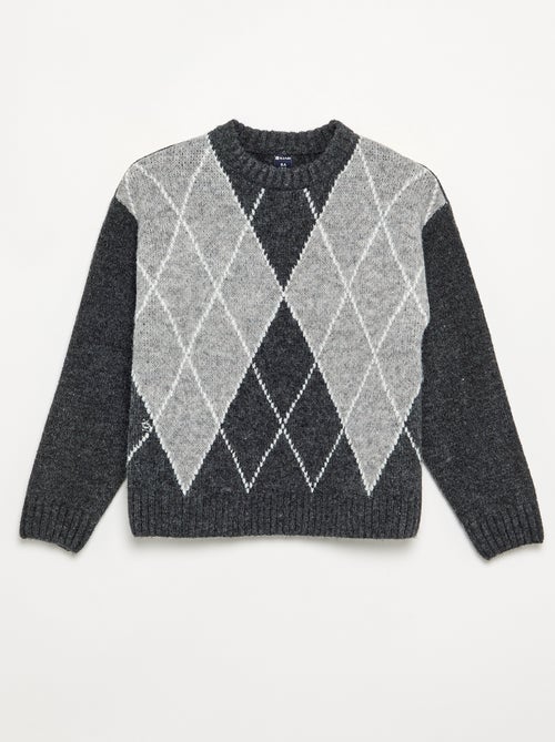 Pull jacquard - Kiabi