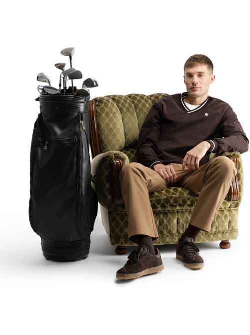 Pullover de golfe corta-vento e com decote em v para homem - Kiabi
