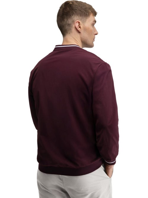 Pullover de golfe corta-vento e com decote em v para homem - Kiabi