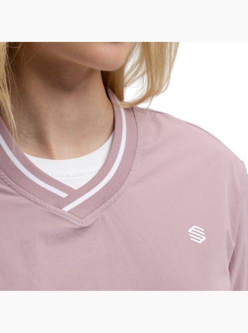 Pullover de golfe corta-vento e com decote em v para mulher - Kiabi