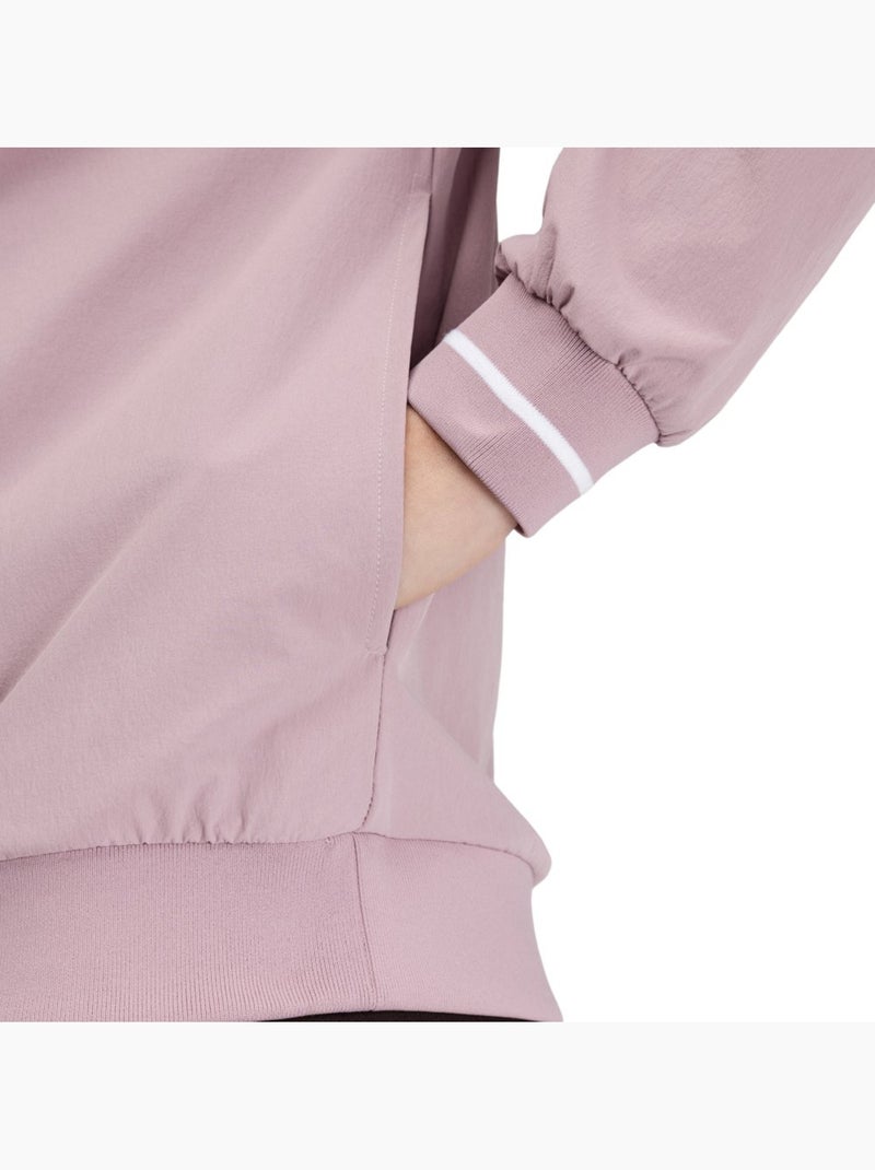 Pullover de golfe corta-vento e com decote em v para mulher Rosa - Kiabi