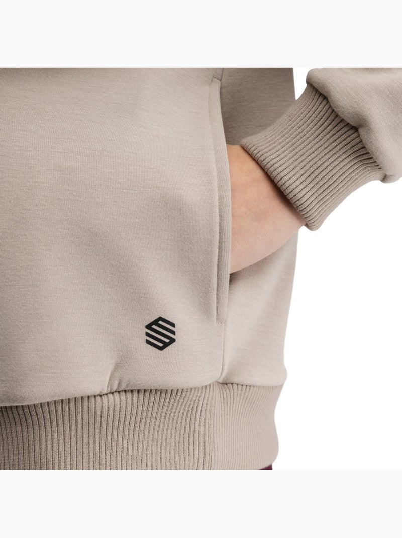 Pullover de golfe para mulher Bege - Kiabi