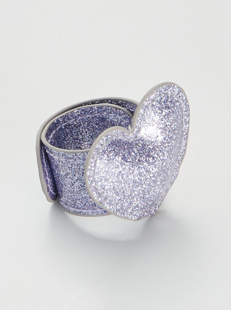 Pulseira clap 'coração' AZUL - Kiabi