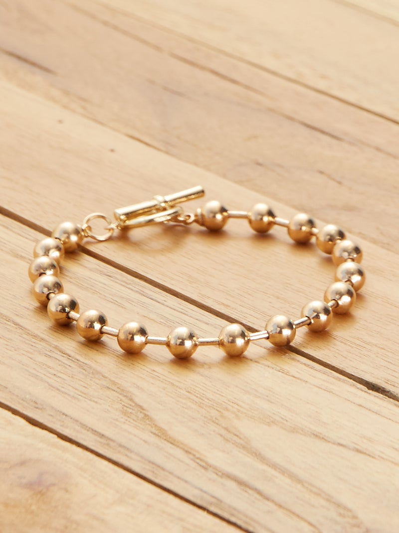 Pulseira com corrente BEGE - Kiabi