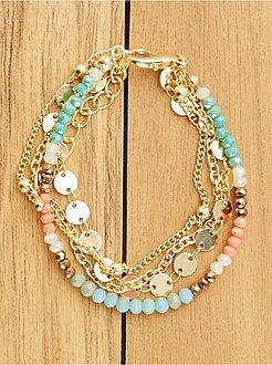 Pulseira com múltiplas voltas - Kiabi