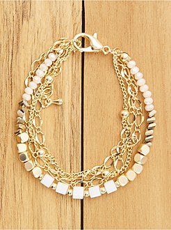 Pulseira com múltiplas voltas - Kiabi