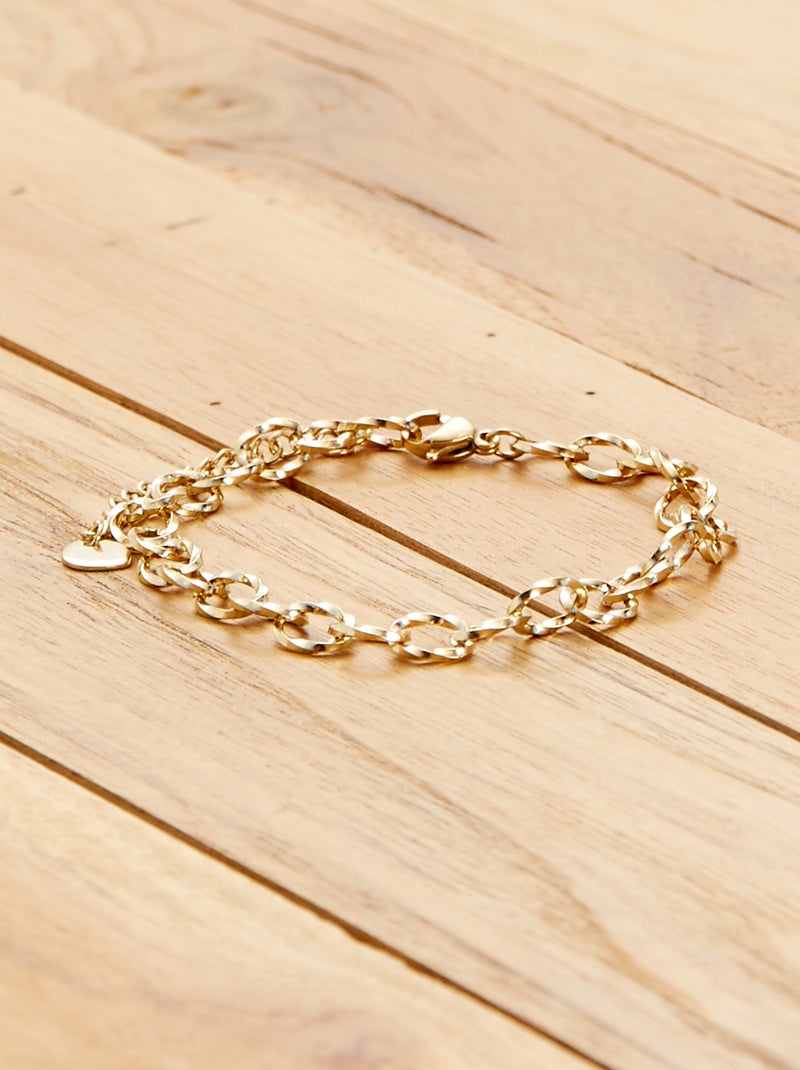 Pulseira corrente Dourado - Kiabi